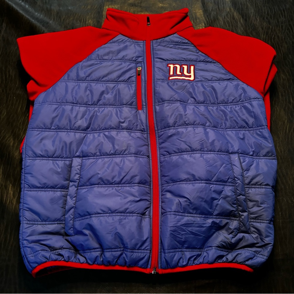 New York Giants NFL Fleece Jacket Full Zip G-III Apparel Men’s Large Never Worn